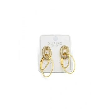 Halkalı Küpe - Altın