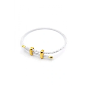 Hasır Bileklik - Beyaz