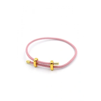 Hasır Bileklik - Pembe