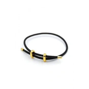 Hasır Bileklik - Siyah