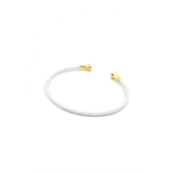 Hasır Pndr Bileklik - Beyaz