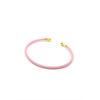 Hasır Pndr Bileklik - Pembe