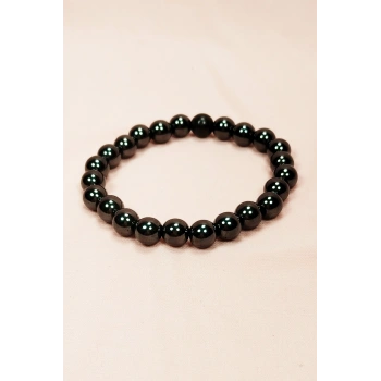 Hematit Doğal Taş Bileklik Kutulu