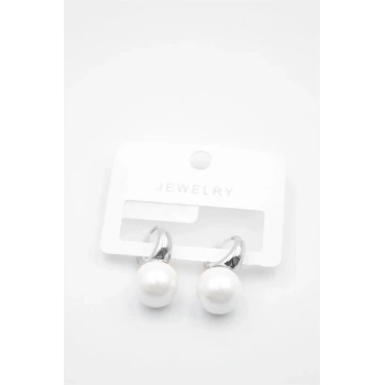 İncili Küpe - Gümüş