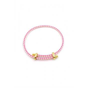 İp Bileklik - Fuşya