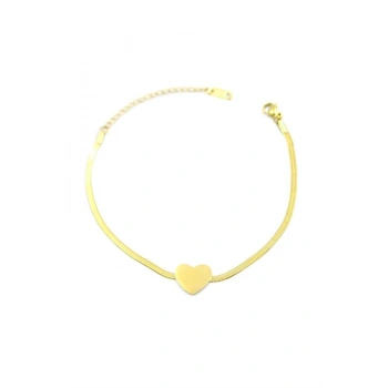 Kalp Bileklik - Altın