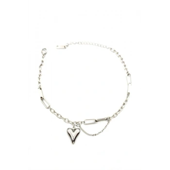 Kalp Halhal - Gümüş