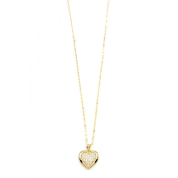 Kalp Kolye - Altın