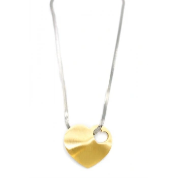 Kalp Kolye - Altın