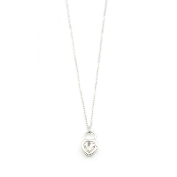Kalp Kolye - Gümüş