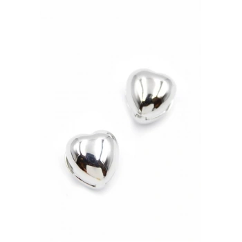 Kalp Küpe - Gümüş