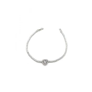 Kalpli Su Yolu Bileklik - Gümüş