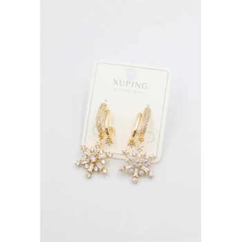 Kar Tanesi Küpe - Altın