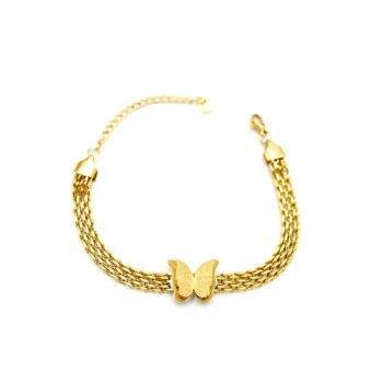 Kelebek Bileklik - Altın