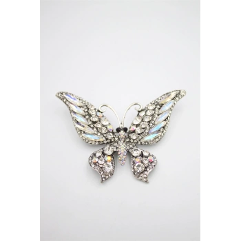 Kelebek Broş - Gümüş