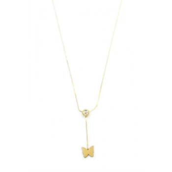 Kelebek Kolye - Altın