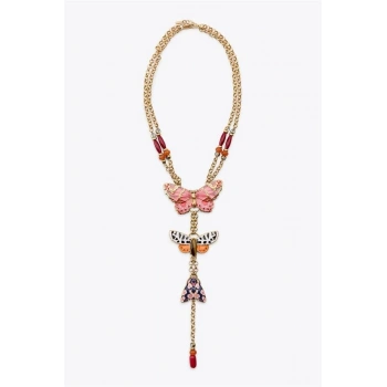 Kelebek Kolye - Altın