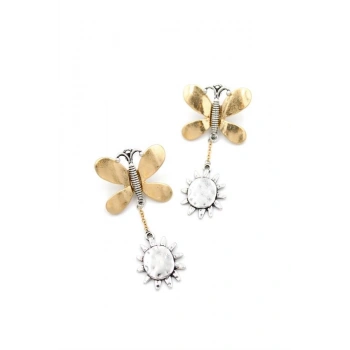 Kelebek Küpe - Altın