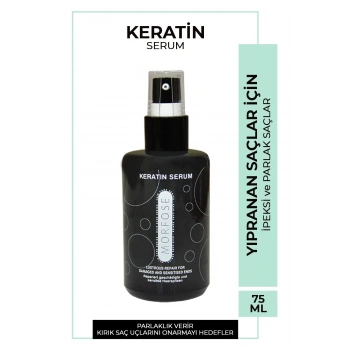 Keratin Saç Serumu 75 ML - Yıpranmış Saçlar için - mrfs