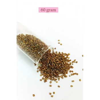 Kesme Cam Boncuk 2mm - 60 Gram - Koyu Kahverengi - BNC372