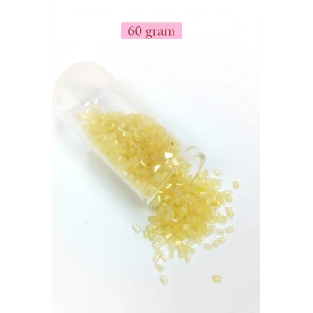 Kesme Cam Boncuk 2mm - 60 Gram - Şeffaf Sarı - BNC351