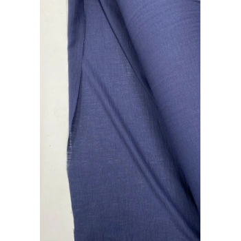 Keten Kumaş - Organik Kumaş - Perde Kumaşı - Ince Keten - Kıyafet Için Kumaş Örtü Lacivert 26