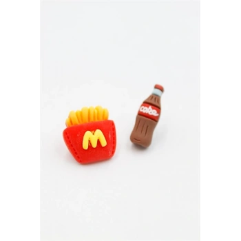 Kola Hamur Küpe - ÇOK RENKLİ