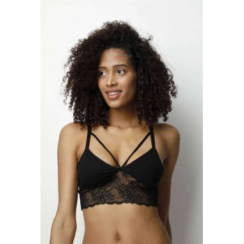 Kota 2 Adet Siyah Dantelli Büstiyer