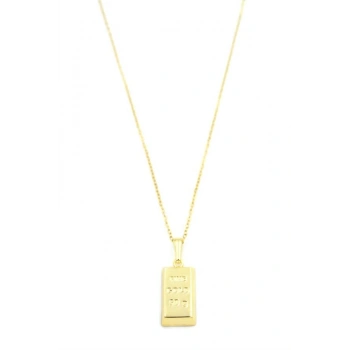 Külçe Altın Kolye - Küçük Boy - Altın