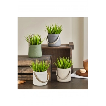 Kulplu Sepette Saz Model Çiçek Royaleks-5764