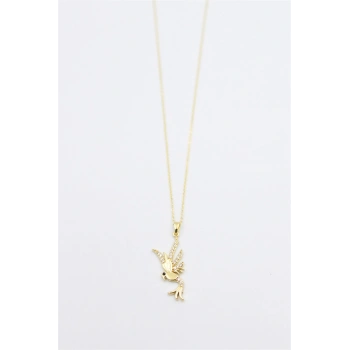 Kuş Kolye - Altın