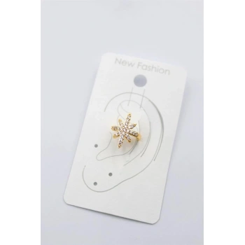 Kutup Yıldızı Kıkırdak Küpe - Altın