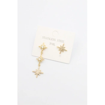 Kuzey Yıldızı Küpe - Altın