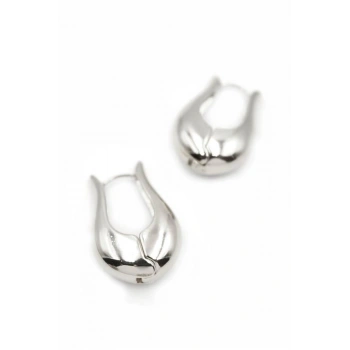 Lale Küpe - Gümüş