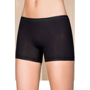 Likralı Kadın Boxer Siyah 2101B