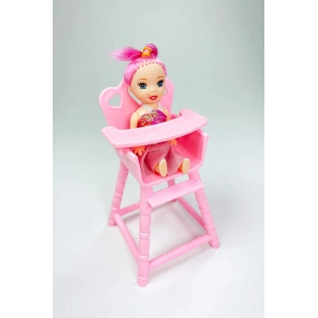 Mama Sandalyeli Parmak Bebek 16 cm