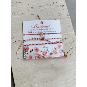 Marteniçka İp Bileklik - Kırmızı