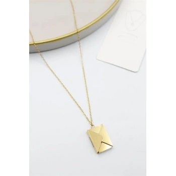 Mektup Kolye - Altın