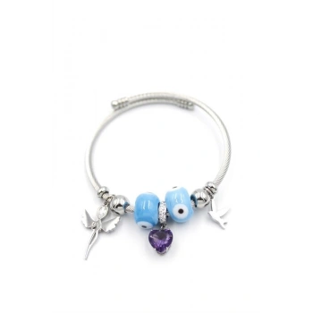 Melek Charm Bilezik - Gümüş