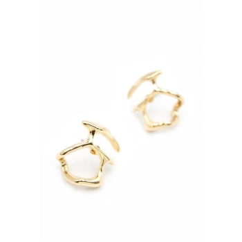 Metal Küpe - Altın