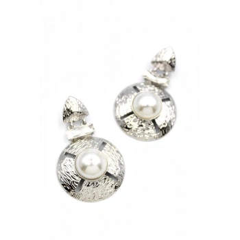 Metal Küpe - Gümüş