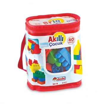 Mey İthalat® 01021  Akıllı Çocuk Blokları 40 Parça