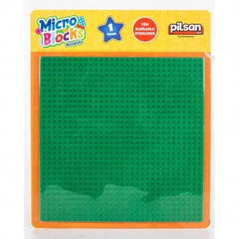 Mey İthalat® 03 627  Micro Blok Oyun Tablası Yeşil