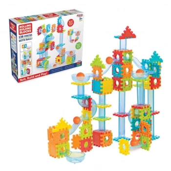 Mey İthalat® 04046 Toplu Yapı Blokları 138 Parça -Fentoys