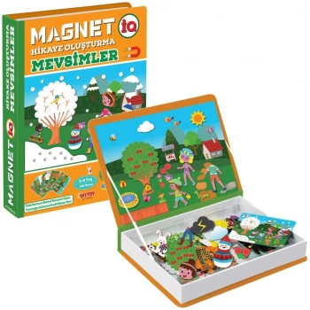 Mey İthalat® 1505 DıyToy, Magnet Hikaye Oluşturma - Mevsimler / +3 yaş