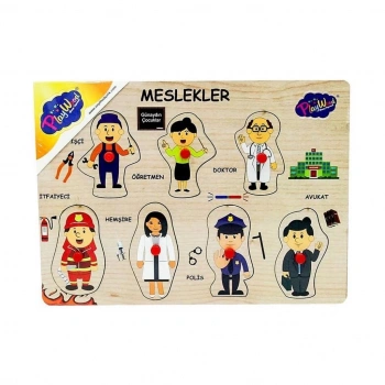 Mey İthalat® 163/164/165  Ahşap Tutmalı Meslekler