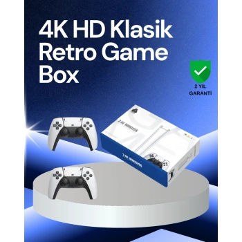 Mey İthalat® 20000 Oyunlu Retro TV Oyun Konsolu 64GB SD Kartlı Model