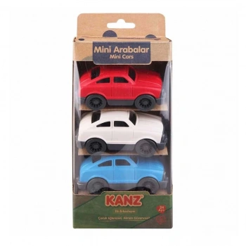 Mey İthalat® 30812 Enfal - 3lü Mini Arabalar +24 ay