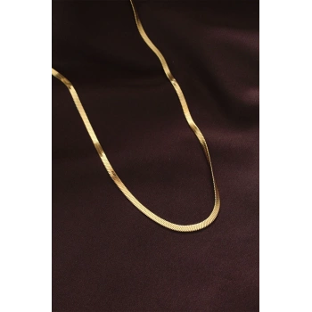 Mey İthalat® 316L Çelik Altın Renk 60 cm İtalyan Zincir Kolye