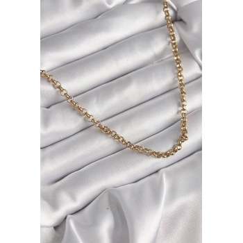 Mey İthalat® 316L Çelik Gold Renk Kadın Kolye